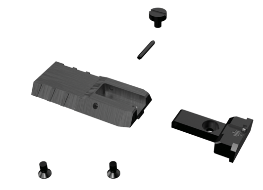 ADJUSTABLE SPORT REAR SIGHT KIT Atc